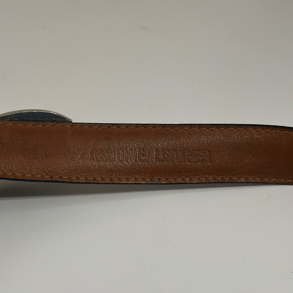 Al Beres Black Leather Belt with Silver Buckle Women’s Size 26 - Picture 13 of 14